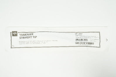 Medline OR87 Sterile Rigid Yankauer Straight Tip